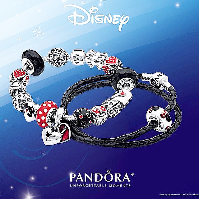 Pandora Disney Minnie Mouse Polka Dots Pendant Charm