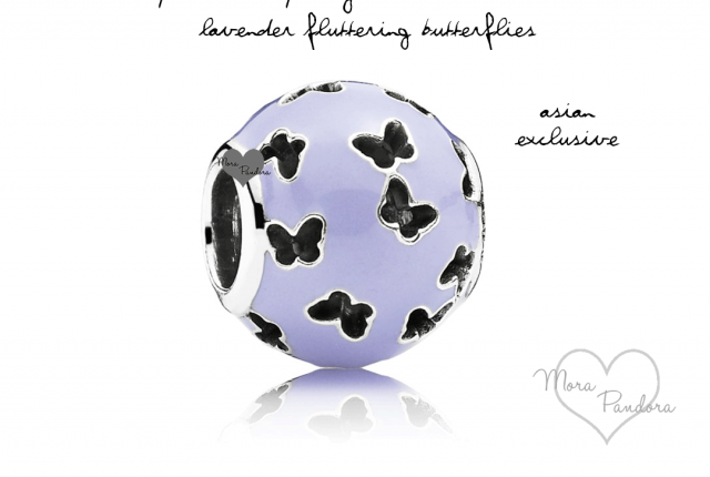 pandora spring 2015 asian exclusive charm fluttering butterflies