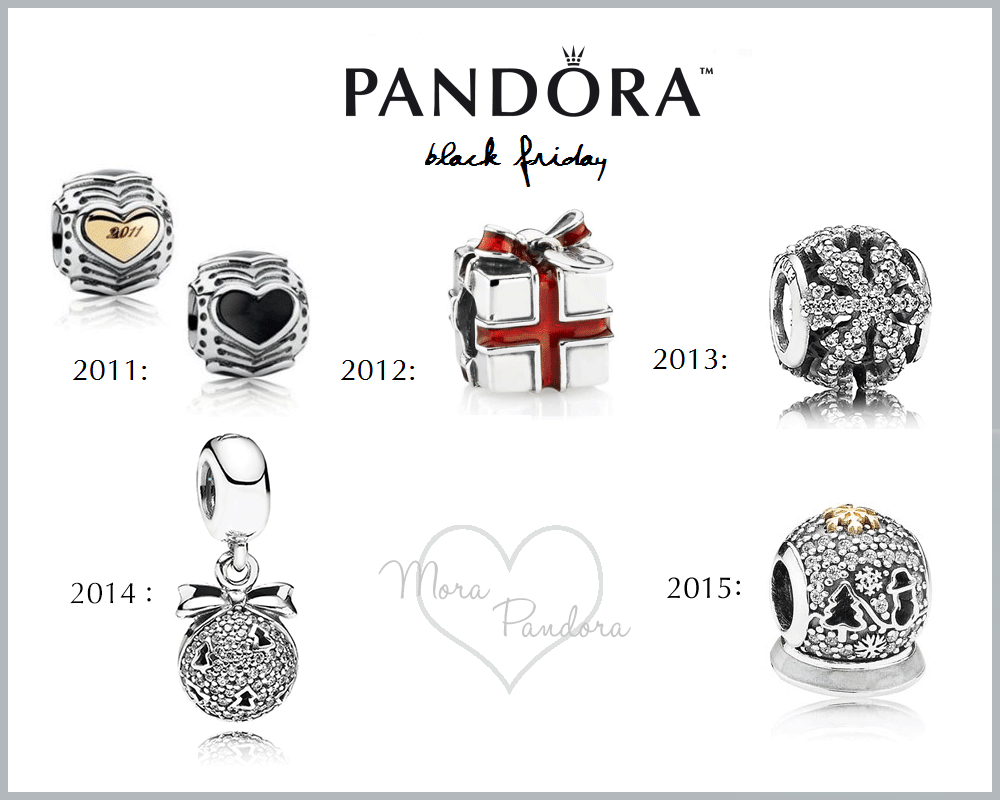 pandora black friday charms 2011 - 2015