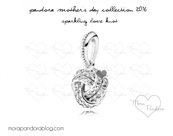 pandora mother's day 2016 sparkling love knot pendant