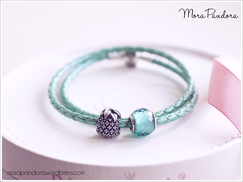 Review Green Leather Bracelet from Pandora Summer 2015 Mora Pandora
