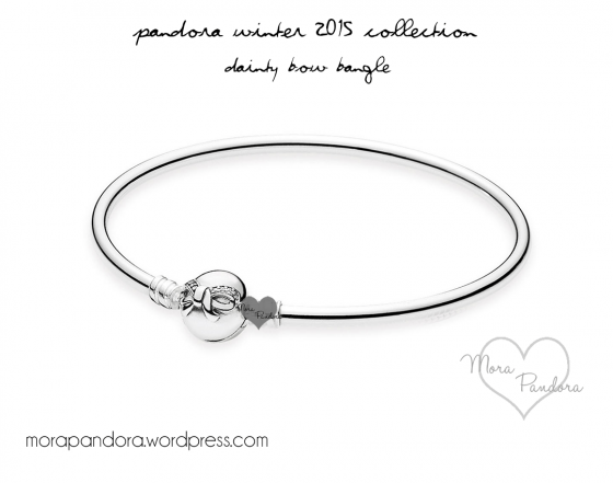 pandora winter 2015 bow bangle