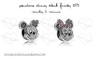 pandora disney black friday 2015 minnie mickey pavé charms