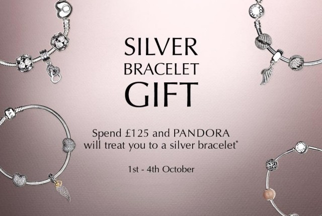 pandora free bracelet promo 2015