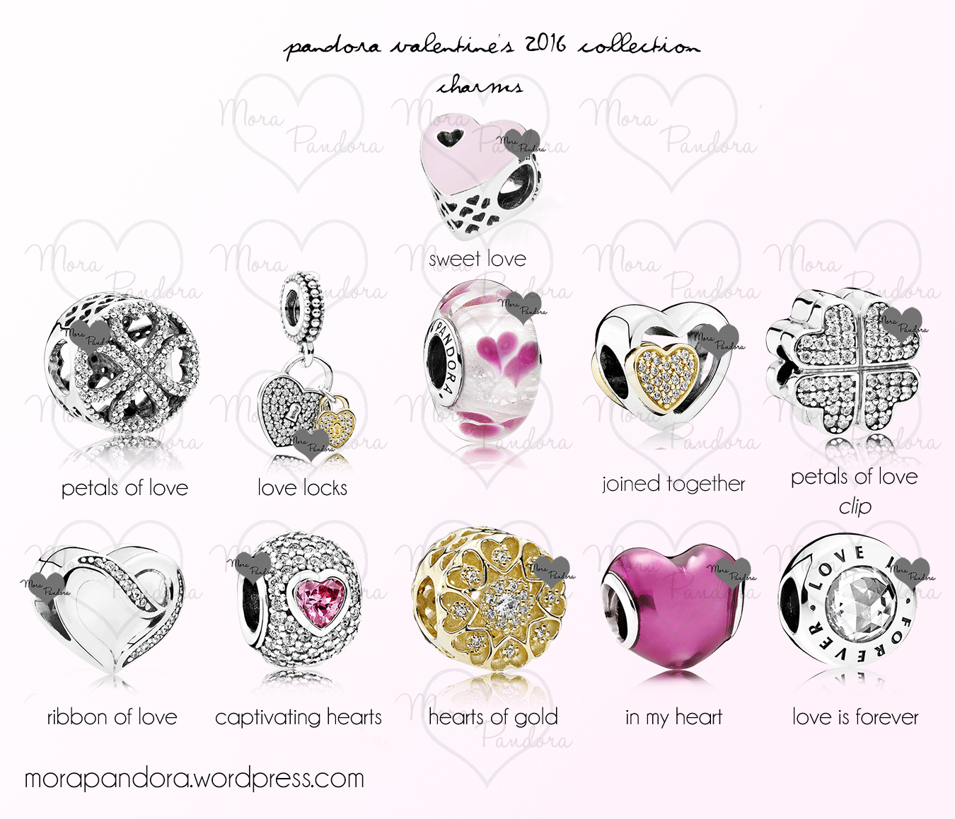 Pandora Valentine's Day 2016 Collection Preview Mora Pandora