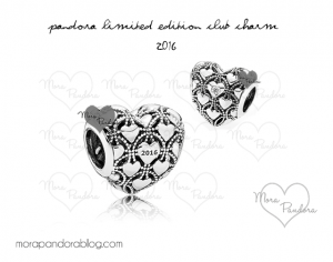 pandora club charm 2016