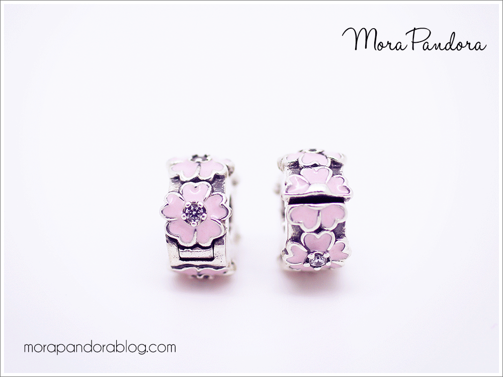 pandora pink primrose silicone clips