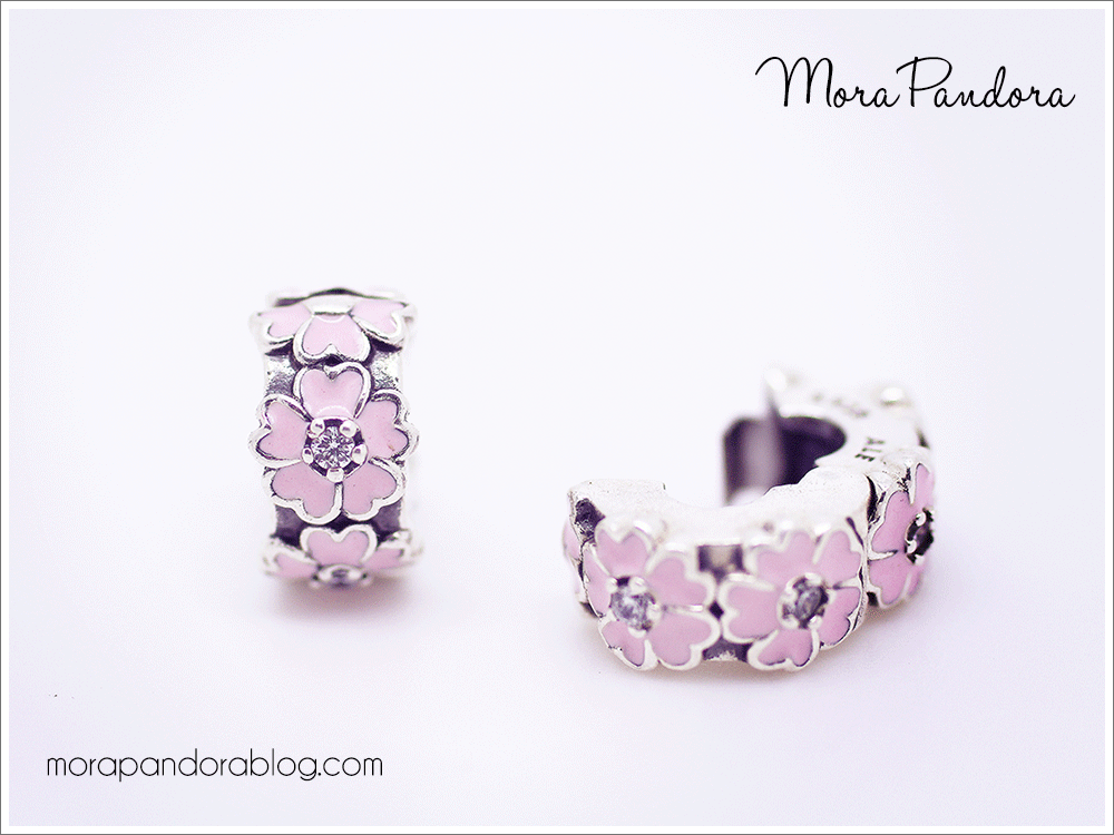 pandora pink primrose silicone clips