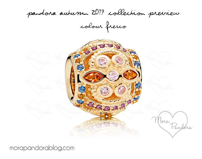 pandora autumn 2017 gold fresco bead