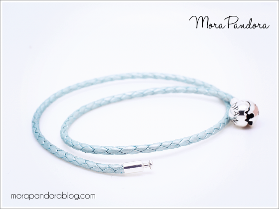 pandora summer 2016 blue leather bracelet 