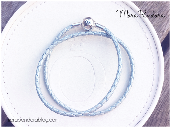pandora summer 2016 blue leather bracelet