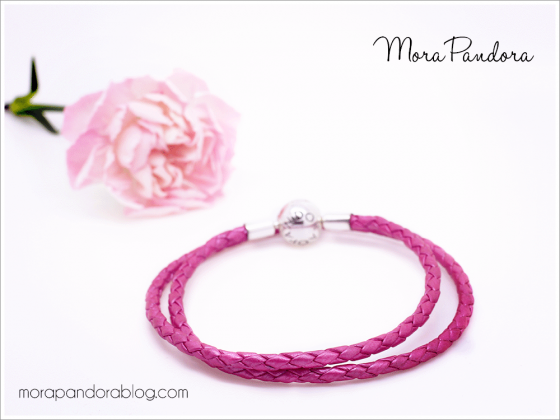 Pandora Pink Honeysuckle Leather Bracelet