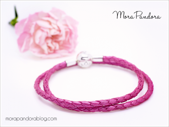 Pandora Pink Honeysuckle Leather Bracelet