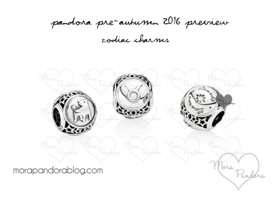 Pandora Pre-Autumn 2016 Zodiac