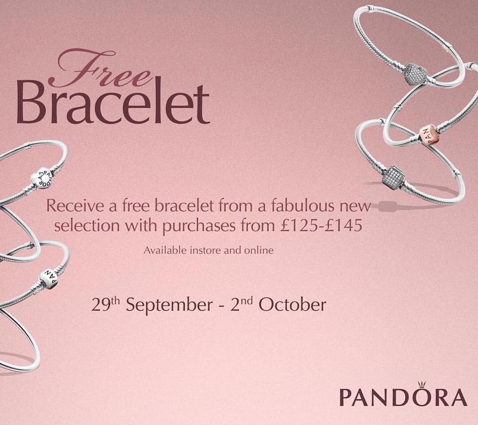 Pandora UK Bracelet Promo 2016 Starts Today! | Mora Pandora