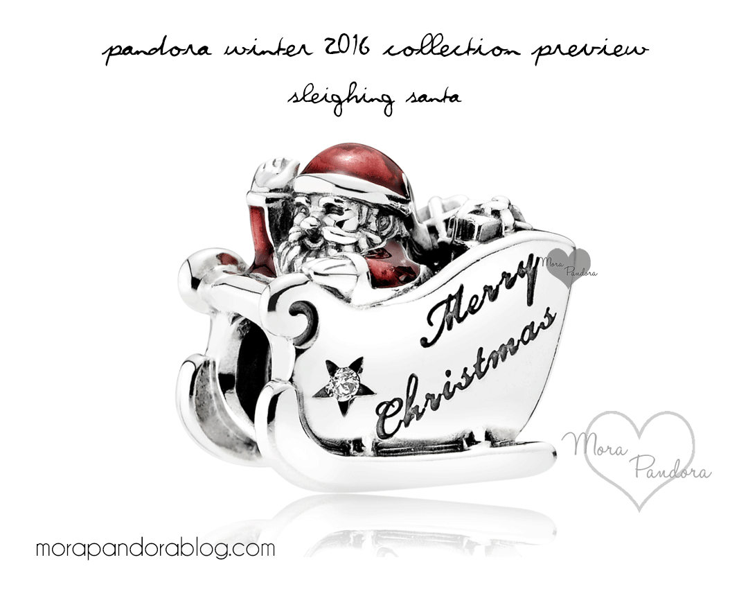 Pandora Winter 2016 Holiday Preview Sleighing Santa