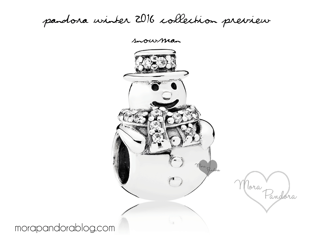 Pandora Winter 2016 Holiday Preview Snowman