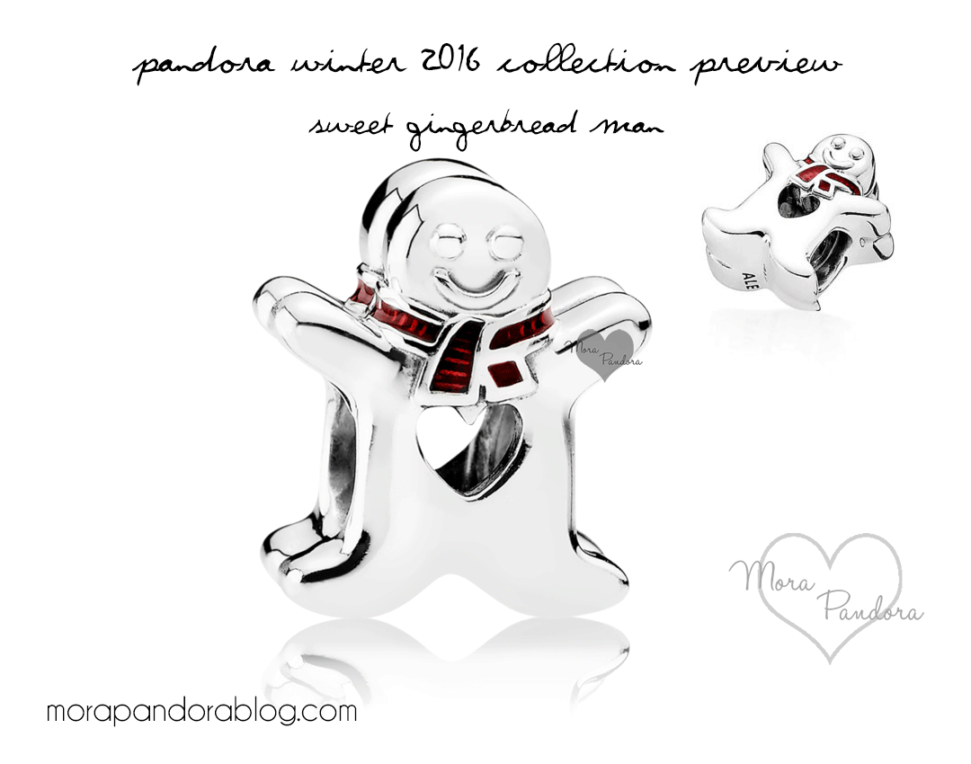 Pandora Winter 2016 Holiday Preview Sweet Gingerbread Man