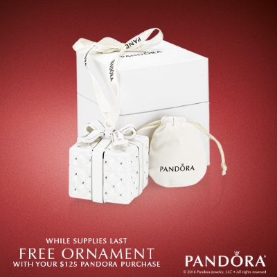 pandora free ornament GWP