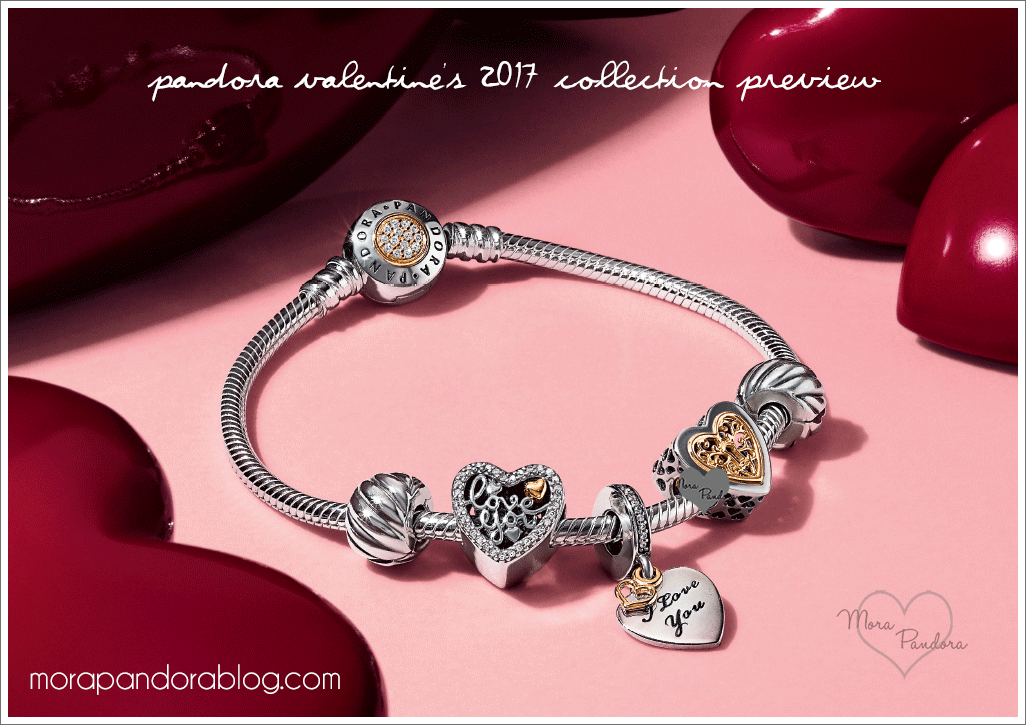 Besøg bedsteforældre værdighed elskerinde Pandora Valentine's Day 2017 Collection Updates (with previously unseen  charms & jewellery!) - Mora Pandora