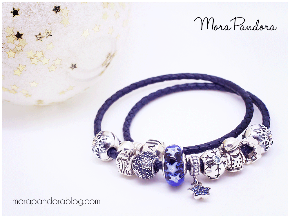 Pandora Winter 2016 Starry Night Sky murano