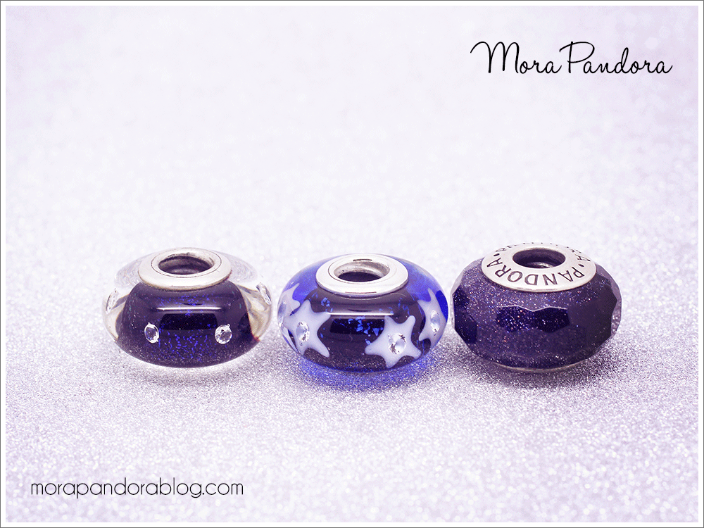 Pandora Winter 2016 Starry Night Sky murano