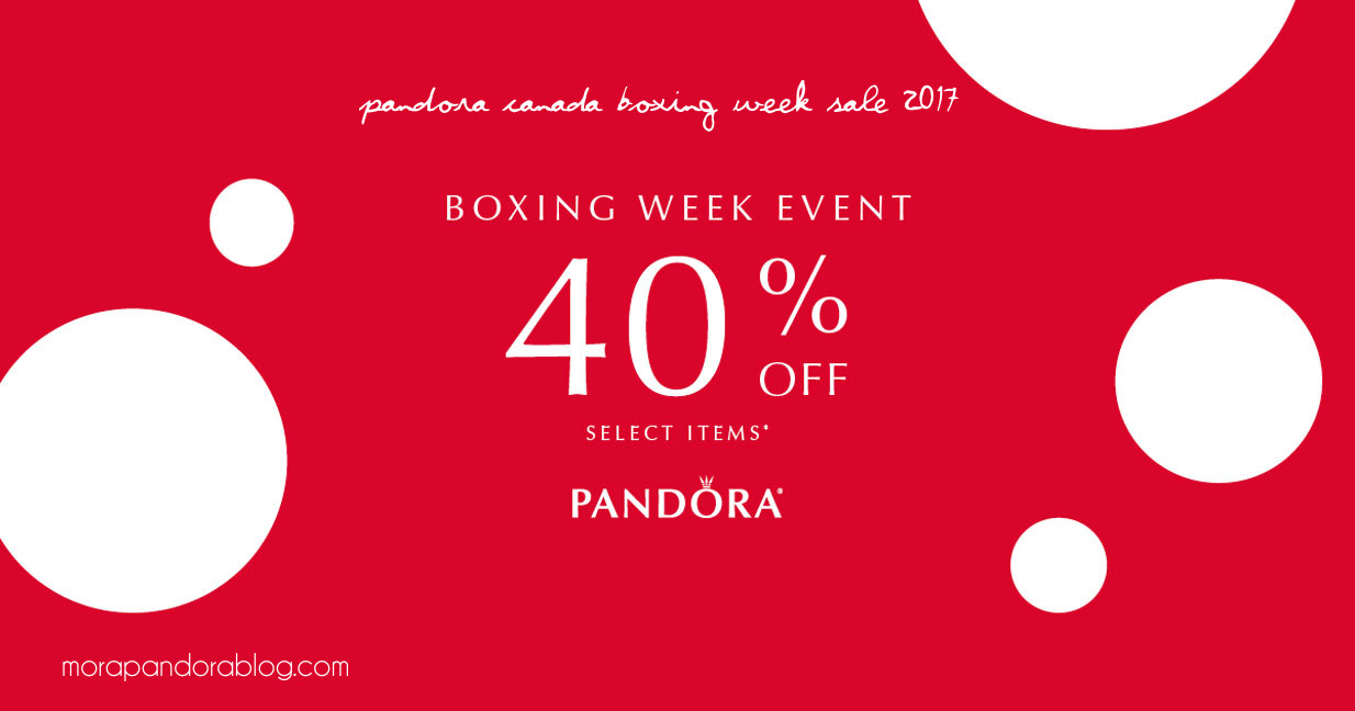 Pandora Boxing Day Sales 2017