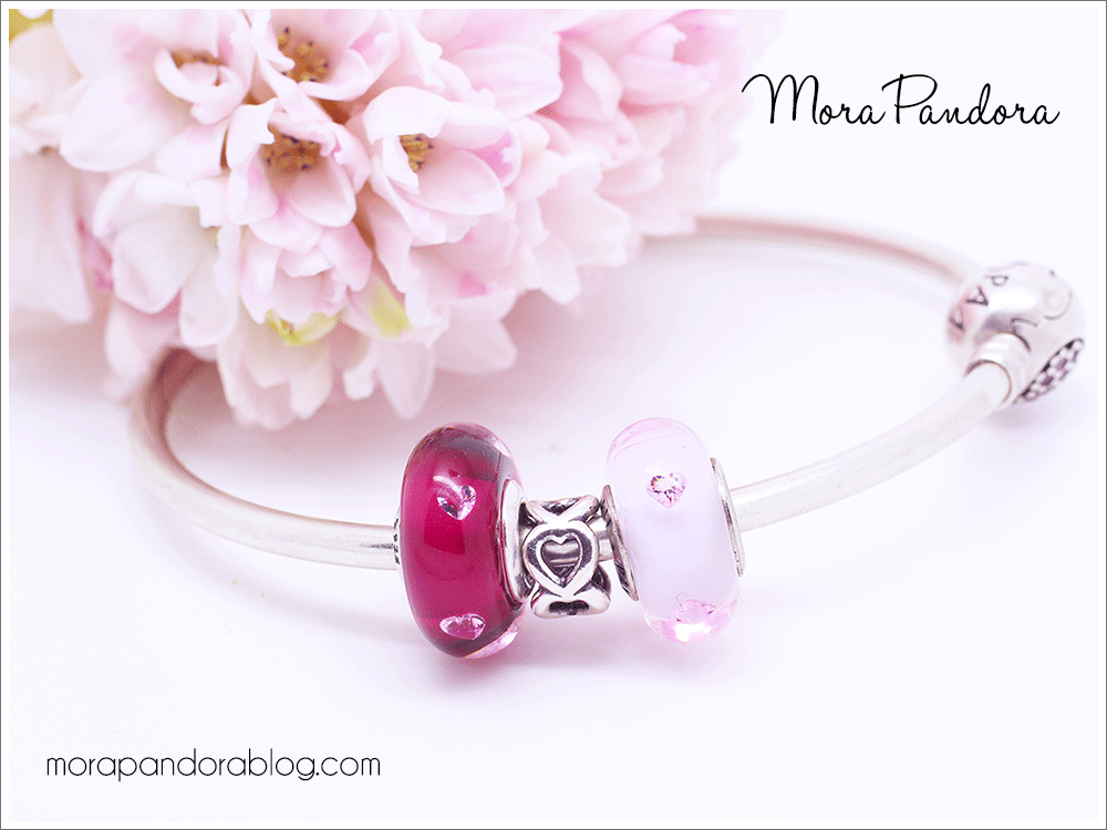 Pandora Valentine's 2017 Cerise Hearts murano