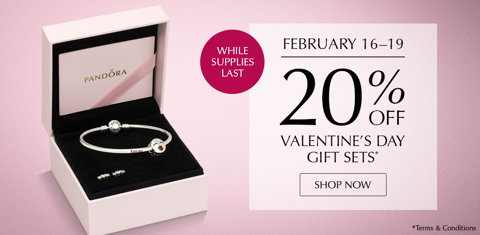 Promotion Alert: 20% off Pandora Valentine's 2018 Gift for the US - Mora