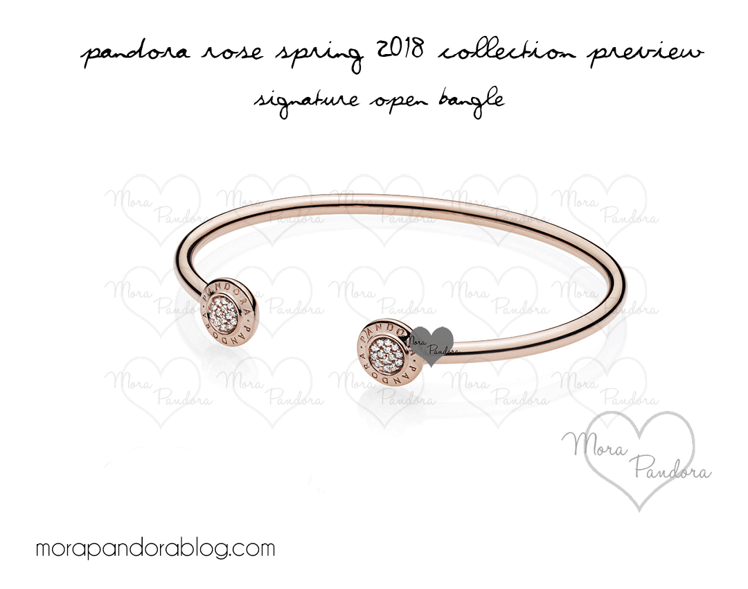 Pandora rose spring 2018 open bangle