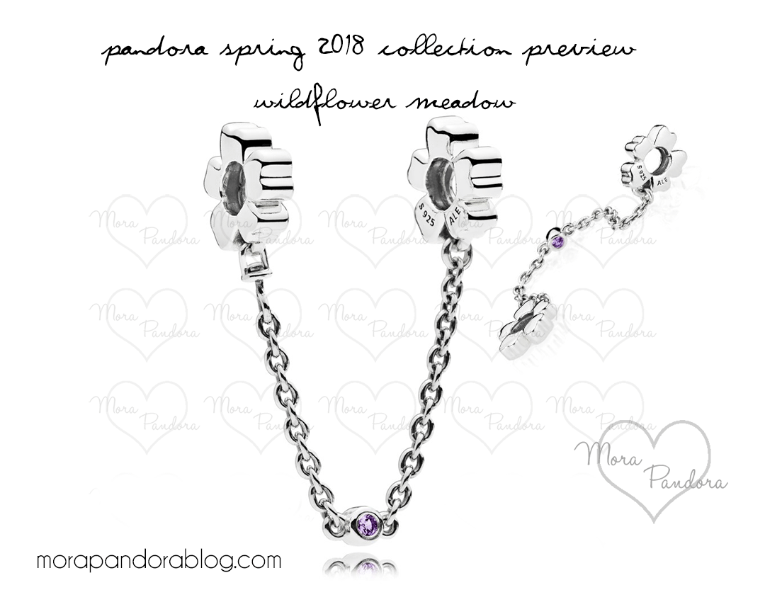 Pandora Spring 2018 wildflower Meadow Safety chain