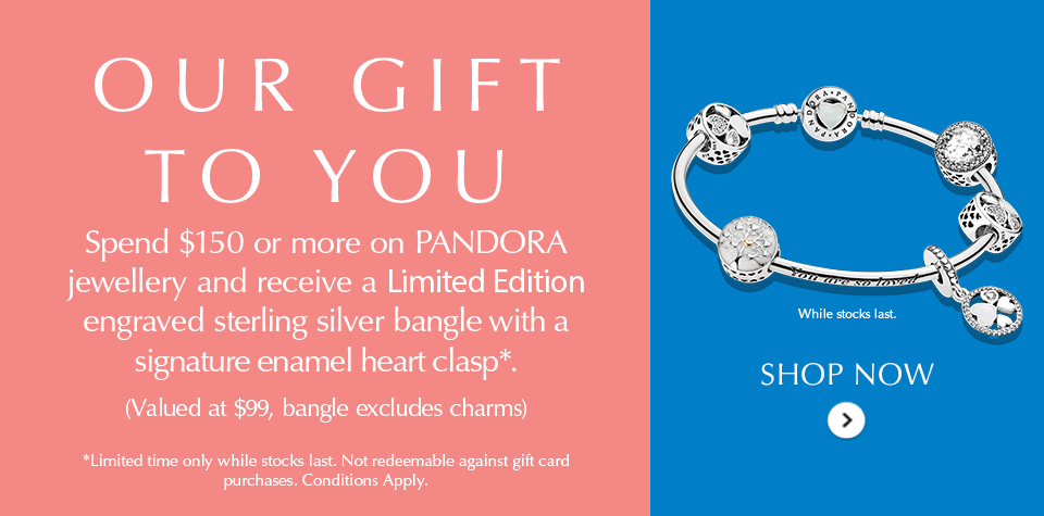 Pandora Australia & NEw Zealand mother's day bangle GWP