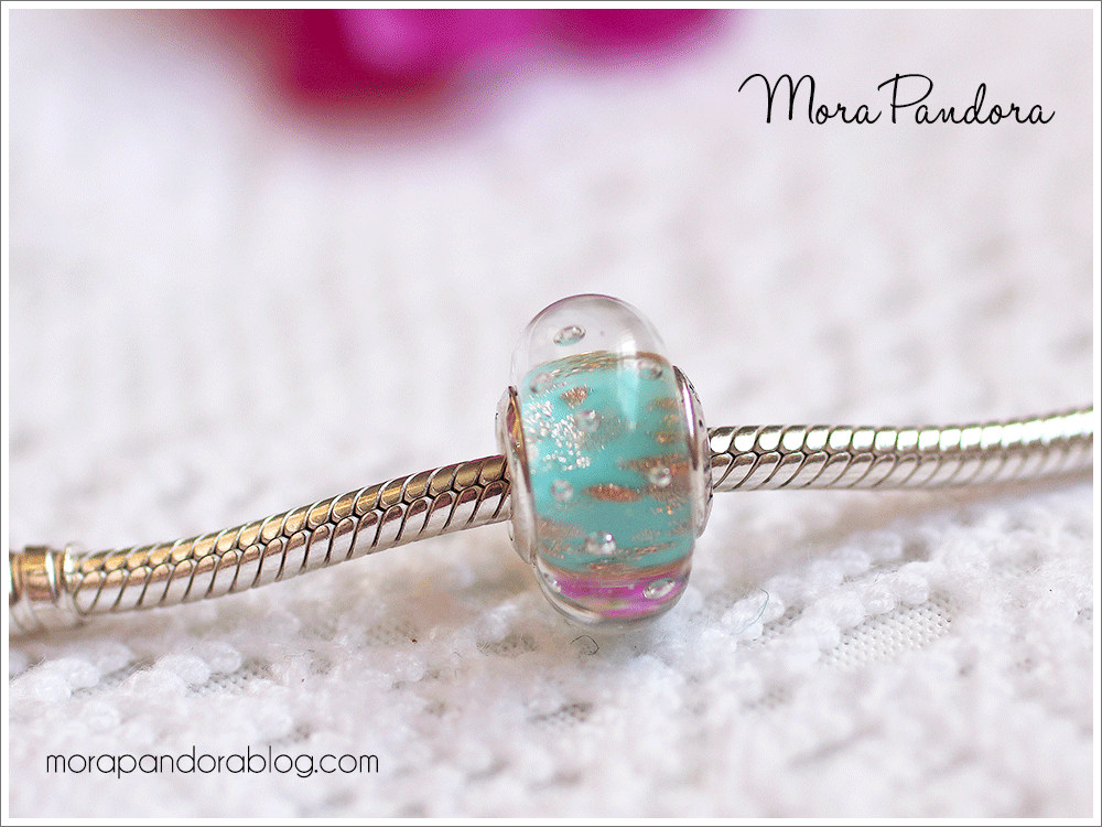 Pandora Summer 2017 Mint Glitter murano