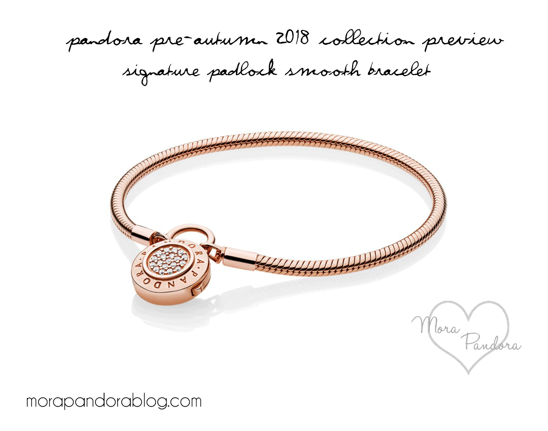 Review: Rose Signature Padlock bracelet from Pandora Pre-Autumn 2018 - Mora  Pandora