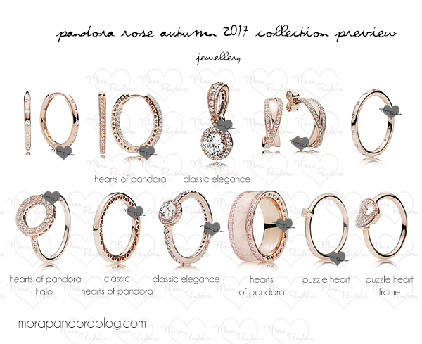 pandora rose autumn 2017 jewellery
