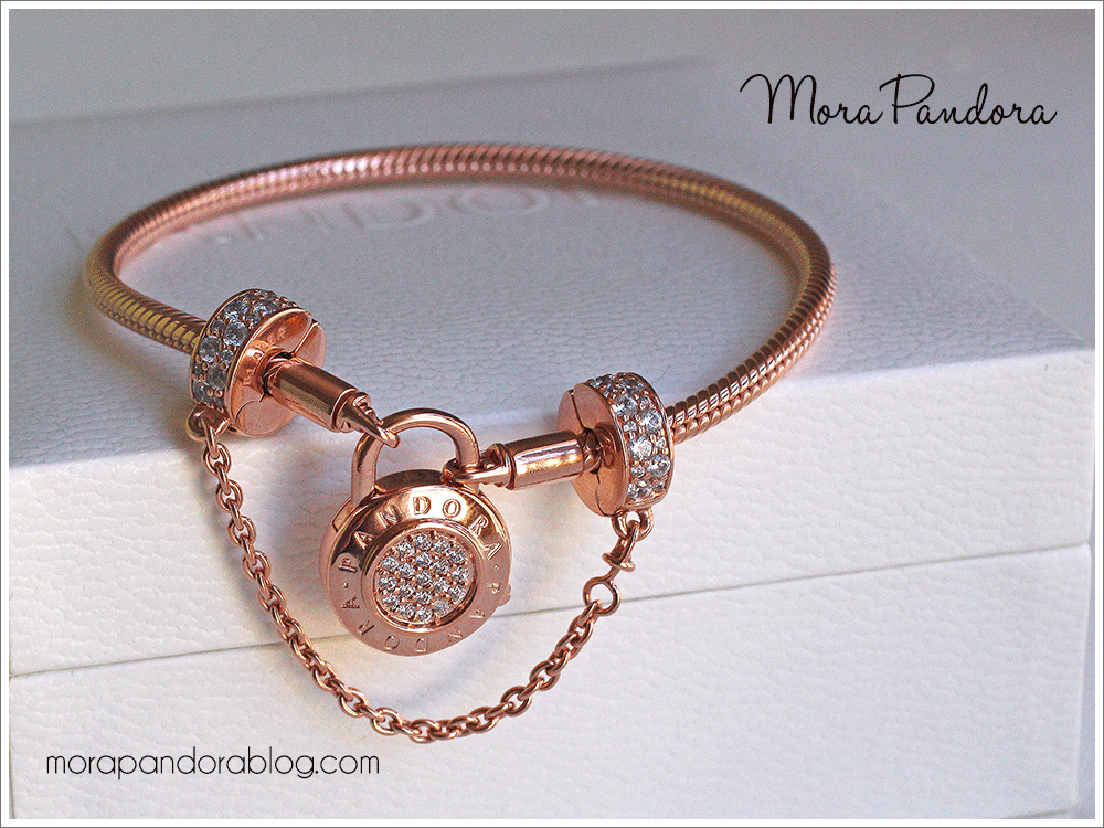 Review: Rose Signature Padlock bracelet from Pandora Pre-Autumn ...