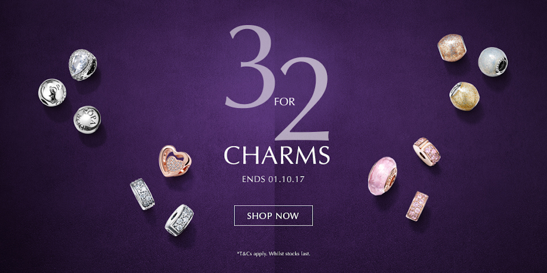 forbundet fantom Omvendt Promotion Alert: Pandora 3-for-2 on charms promo starts in the UK! - Mora  Pandora