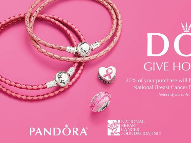 pandora breast cancer awareness 2017