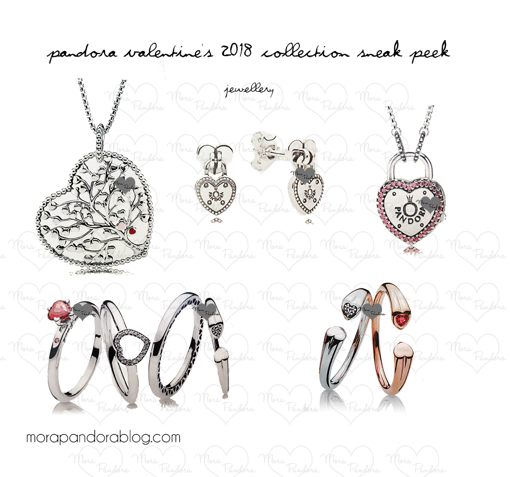Pandora Valentine's Day 2018 Collection Preview jewellery