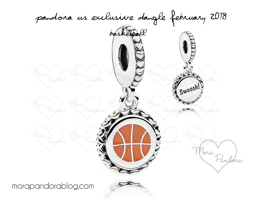 Pandora US American basketball charm