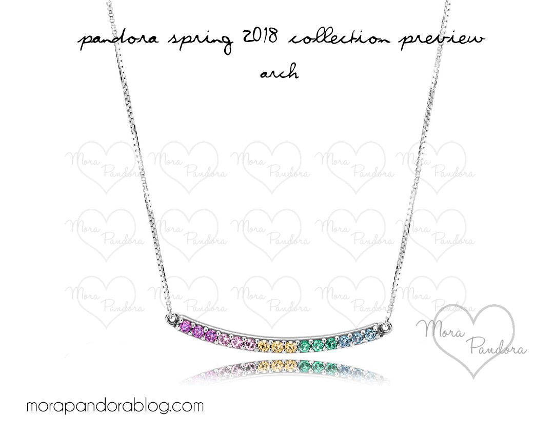 pandora spring 2018 arch necklace