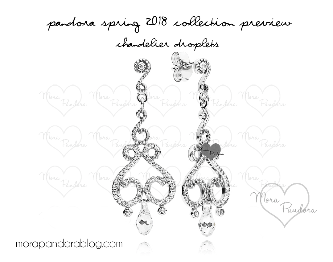 Pandora Spring 2018 Chandelier Droplets earrings