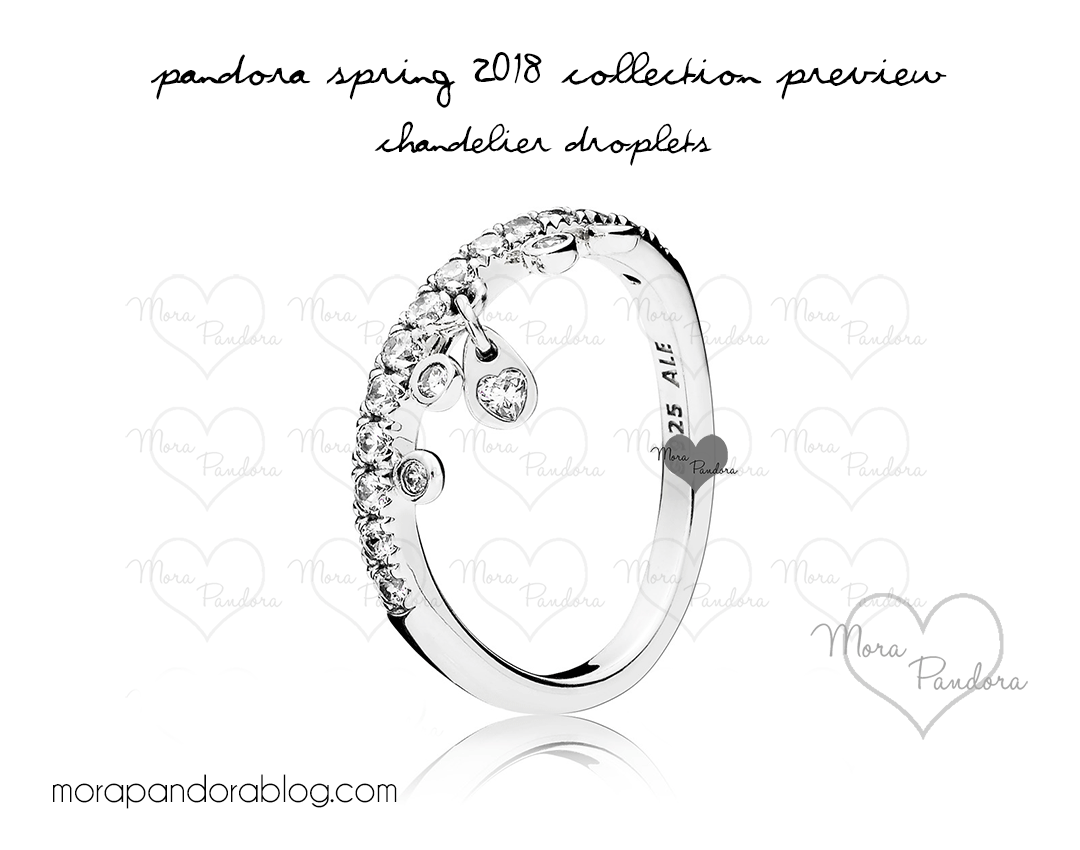 Pandora Spring 2018 collection ring Chandelier Droplets