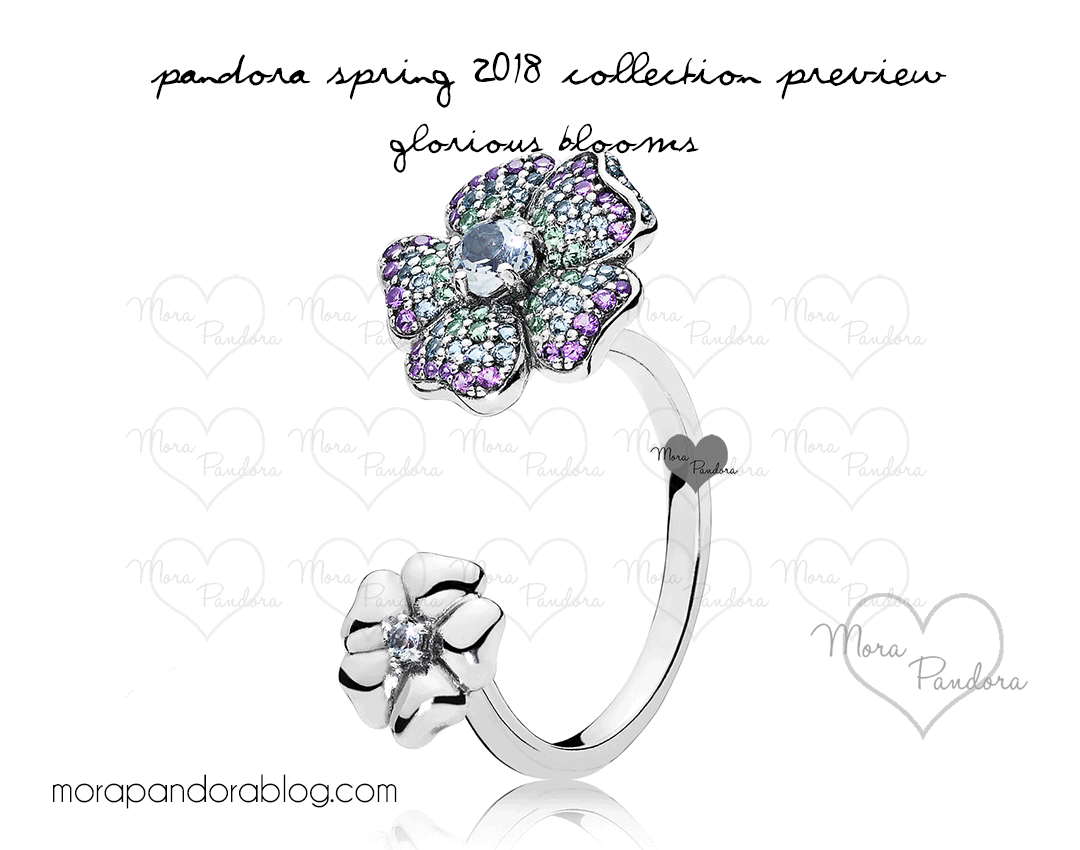 Pandora Spring 2018 collection ring Glorious Blooms