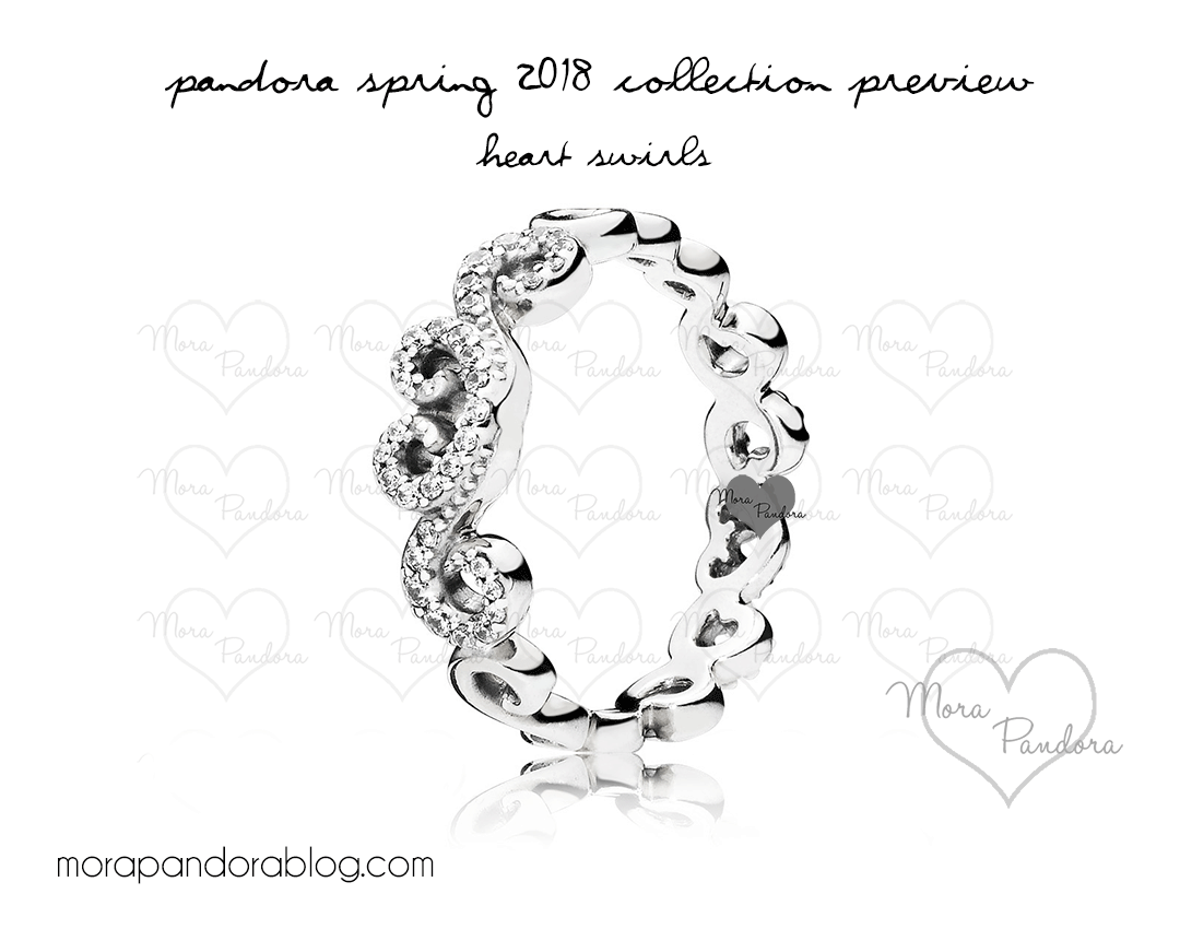 Pandora Spring 2018 collection ring Heart Swirls