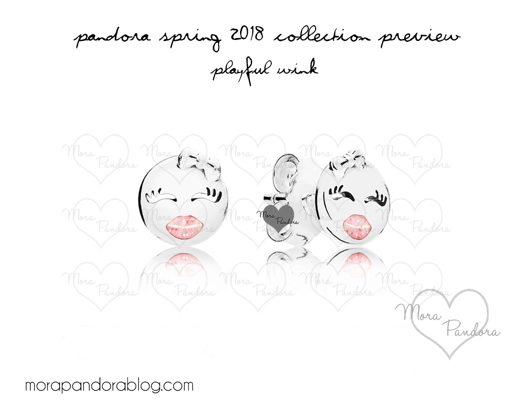 Pandora Spring 2018 playful wink earrings