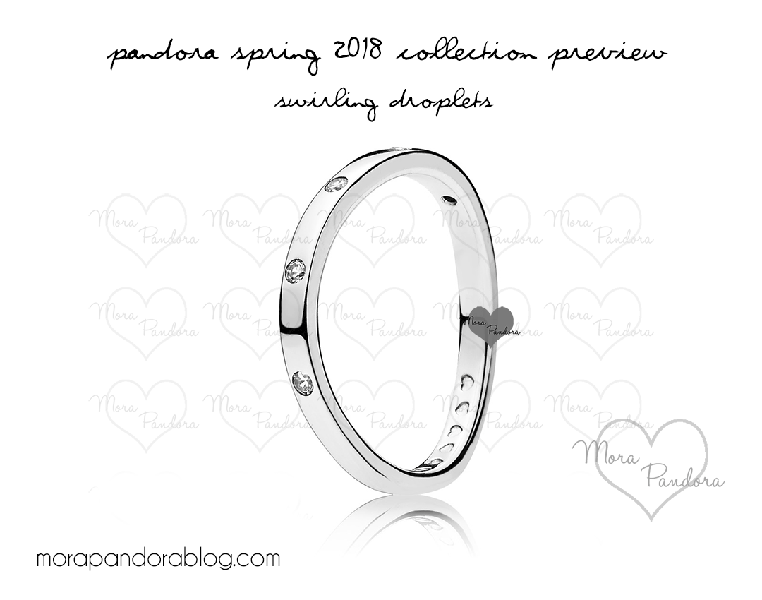 Pandora Spring 2018 collection ring Swirling Droplets