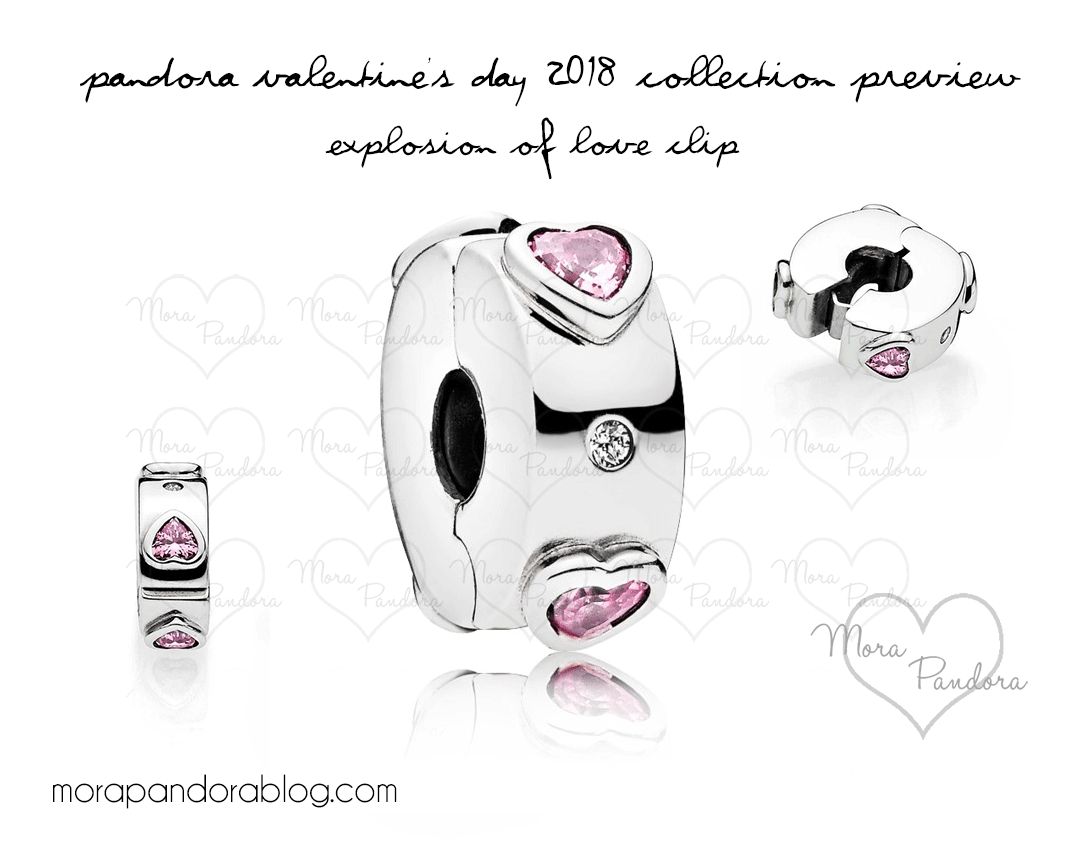 Pandora Valentine's 2018 collection Explosion of Love silicone