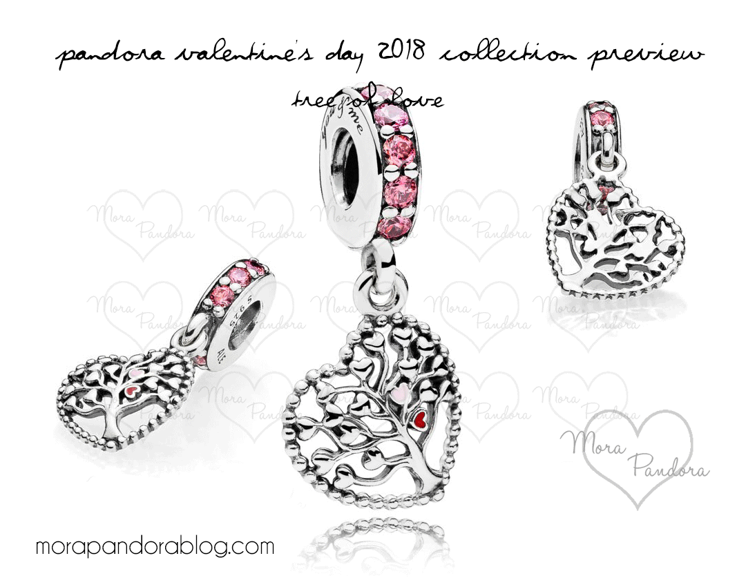 Pandora Valentine's 2018 collection Tree of Love