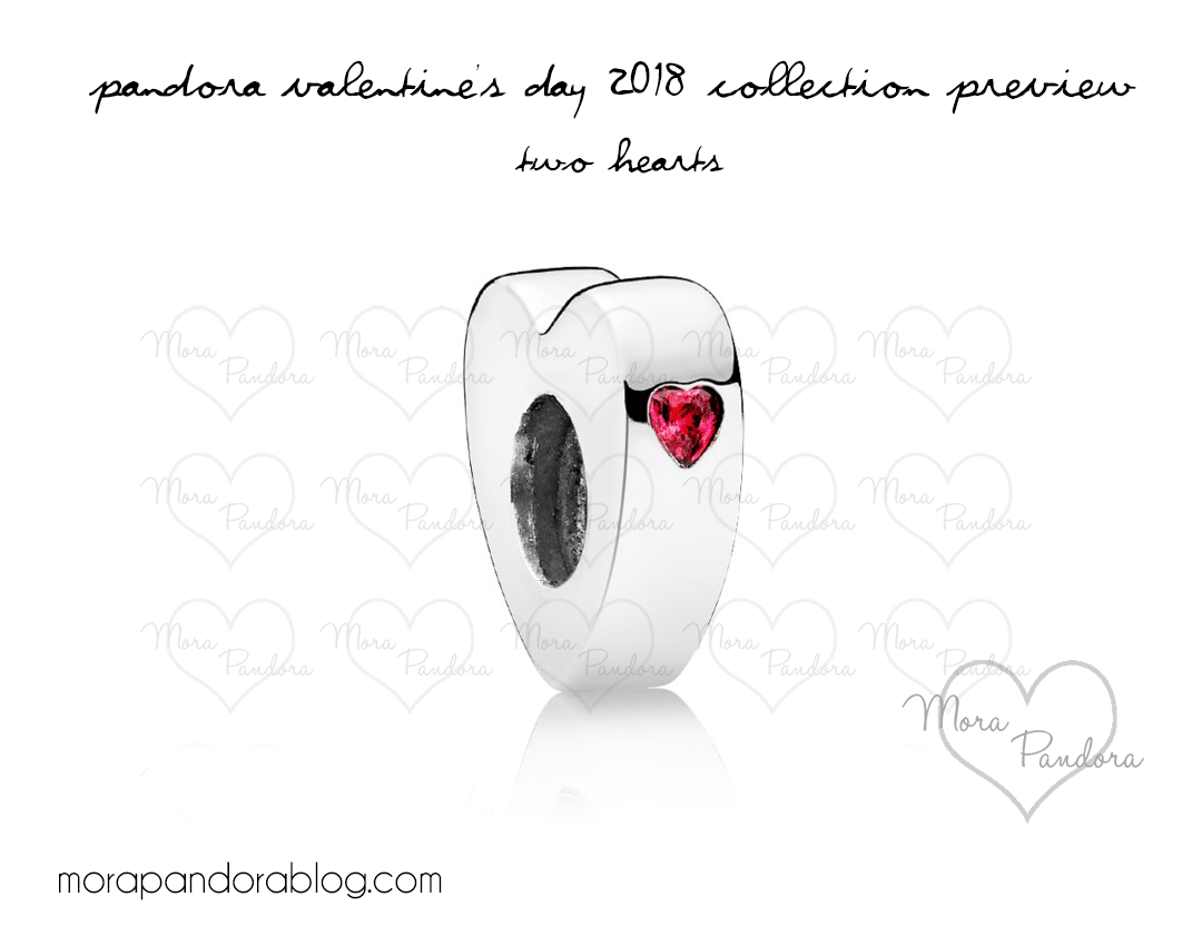 Pandora Valentine's 2018 collection Two Hearts spacer